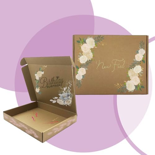 13x11x2 inches Shipping Boxes Set of 24, Brown Corrugated Packaging Mailers