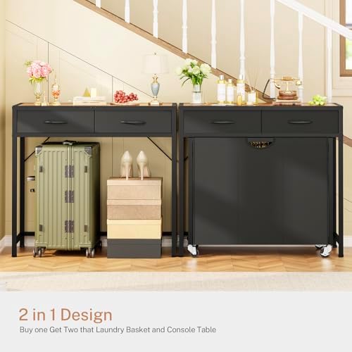 Laundry Sorter, Rolling Laundry Hamper with 3 Section Pull-Out Bags, Laundry ...