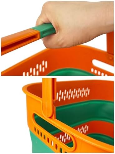 SAMMART 38L(10 Gal) Collapsible Laundry Basket - Foldable Pop-Up Storage Cont...