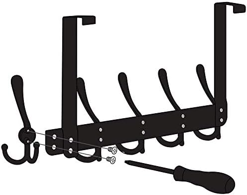 SKOLOO Over The Door Hook - for Doors up to 1-3/4'' Thickness, Pack o...