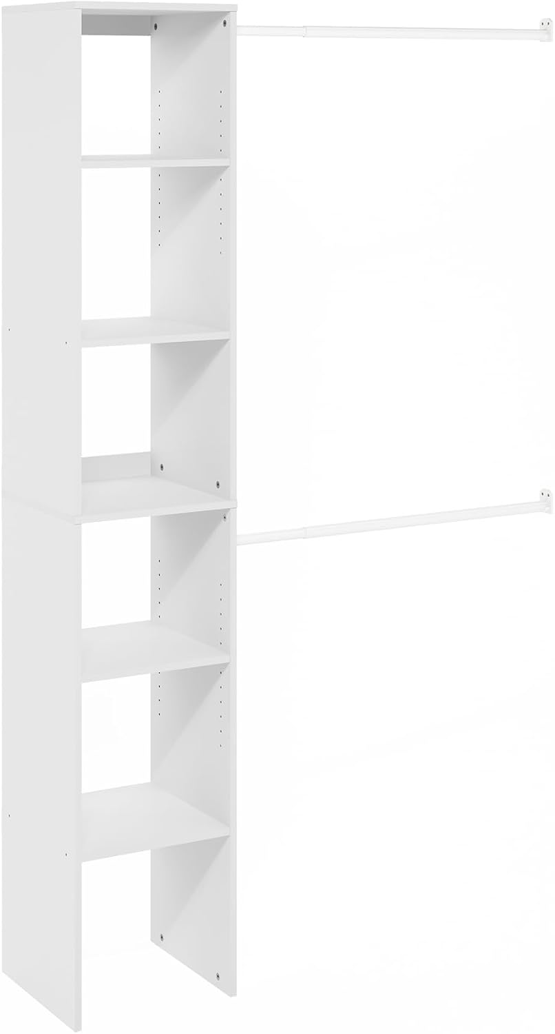 Furinno FANO Closet Organizers and Storage, 5-Tier Closet Storage Organizer w...