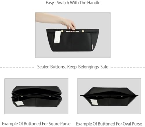 ZTUJO Purse Organizer Insert For Handbag & Tote Shaper,Tote Bag Organizer...
