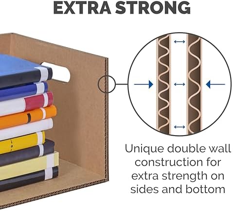 Bankers Box 8-Pack Medium Classic Moving Boxes with Reinforced Handles