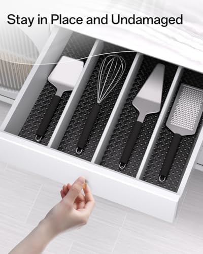 GTJ Shelf and Drawer Liner for Kitchen Cabinet Non-Adhesive Non Slip