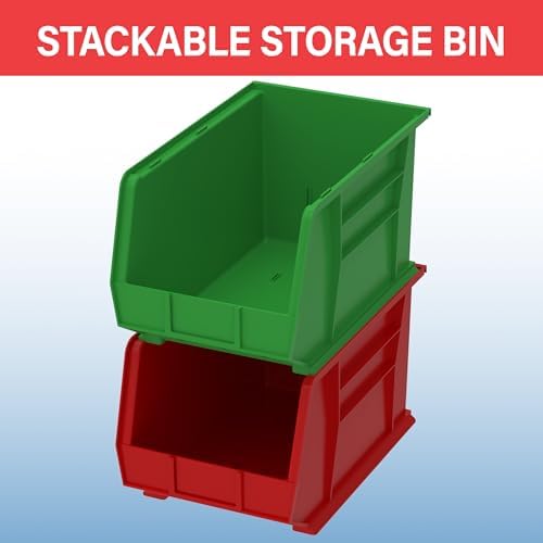 Akro-Mils 30260 AkroBins Plastic Storage Bins, 18"x11"x10", Bl...