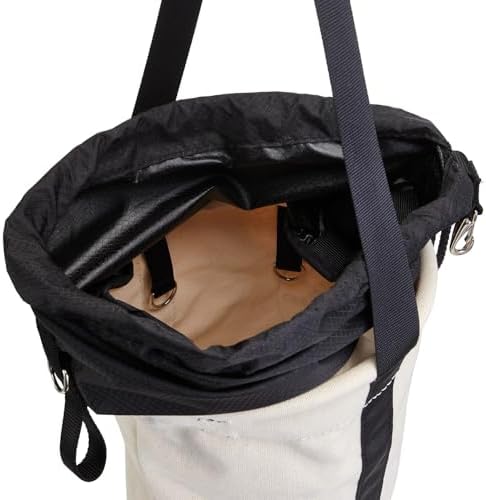 Klein Tools 5114DSC Canvas Bucket, Heavy Duty Drawstring Close Tool Bucket, 1...