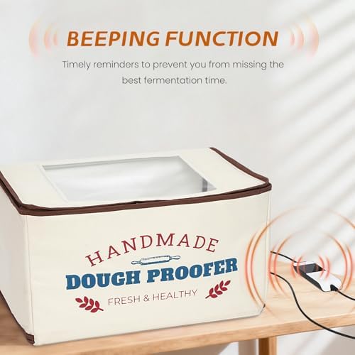 Extra Large Dough Proofing Box50-130°F, 3-Sided Heat 24HTimer