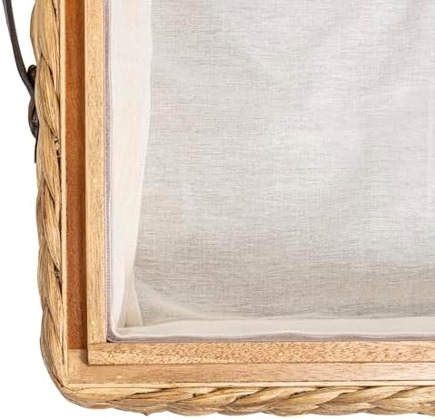 happimess Chett Underbed Storage Bin Wheels 26", Natural