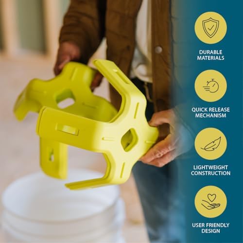 Never Fight Stuck Buckets Again – 5 Gallon Bucket Separator Tool – Prevents B...