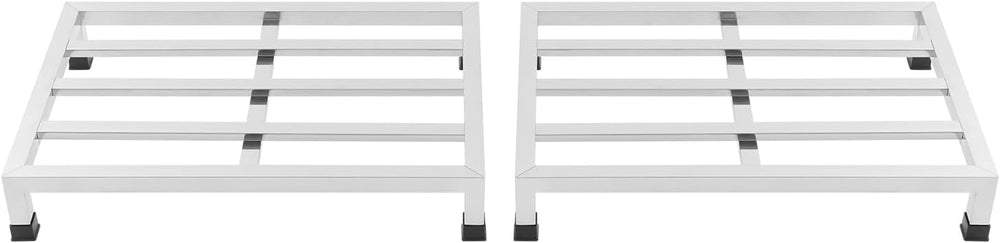 2Pcs Stainless Steel Dunnage Rack, 24''L x16''W x 4''...