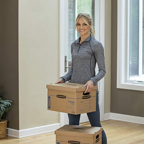 Bankers Box 5-Pack Small Classic Moving Boxes with Reinforced Handles