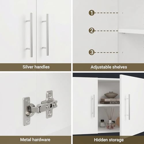 Small Wall Cabinet set of 3, 18" W x 12" D x 20" H Wooden Wall...