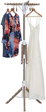 Household Essentials 2 Tier Tripod Clothes Drying Rack, Air Dryer and Garment...