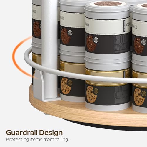 YATINEY 3-Tier Lazy Susan Organizer, Rotating Spice Rack, Spinning Organizer,...
