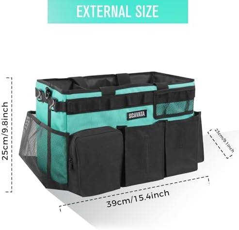 SCAVATA Wearable Cleaning Caddy Bag, Cleaning Caddy Supplies Organizer with H...