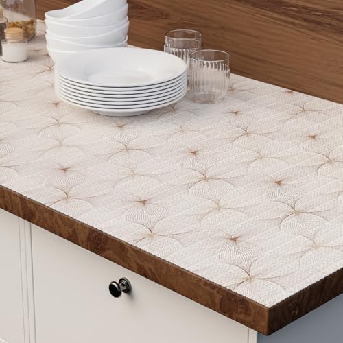 Quttisay Shelf Liner for Cabinets Non Adhesive Drawer Liner 17.3in x 16.4ft