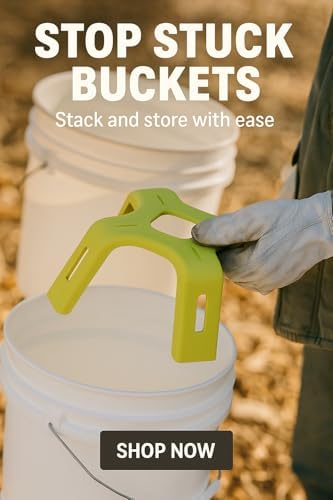 Never Fight Stuck Buckets Again – 5 Gallon Bucket Separator Tool – Prevents B...