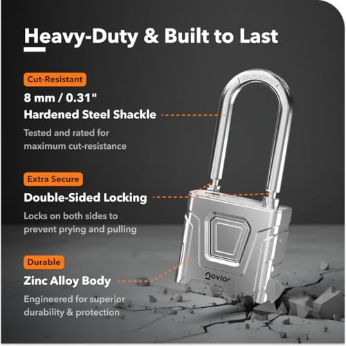 Outdoor Combination Lock, 2.3” Long Shackle, Weatherproof Padlock