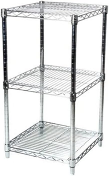Shelving Inc. 18" d x 18" w Chrome Wire Shelving with 3 Tier Shelves