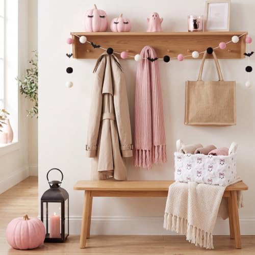 2 Pcs Halloween Ghost Storage Baskets Trick or Treat Candy Bucket