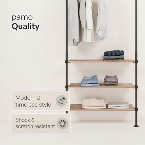 pamo Adjustable Closet Organizer Shelf Board Oak – 36" x 12"
