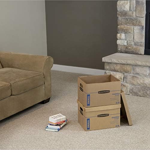 Bankers Box 5-Pack Small Classic Moving Boxes with Reinforced Handles