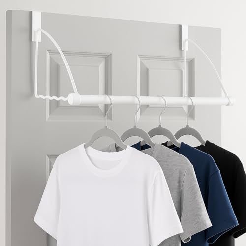 HOLDN’ STORAGE Over The Door Hanger - Door Rack Hangers for Clothes - Space S...