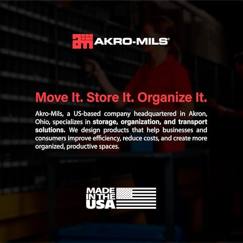 Akro-Mils 30240 AkroBins Plastic Storage Bins, 15"x8"x7", Yell...