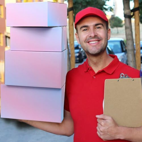 FORBFAN 10 x 7 x 6 Shipping Boxes, 30 Pack Corrugated Cardboard Mailing Boxes...