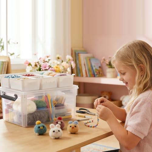 17 Qt Craft Storage Organizer, Craft Organizers and Storage Box