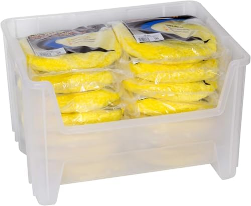 Akro-Mils 13017 Stack-N-Store Heavy Duty Stackable Open Front Plastic Storage...
