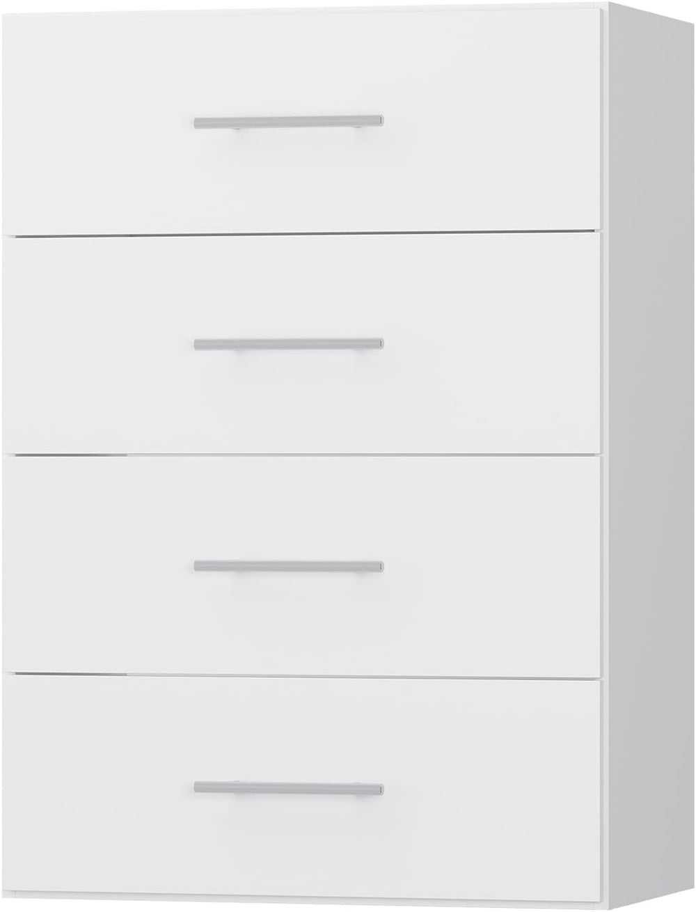 4 Drawer Short Tower, Modular Wood Closet System Organizer with Storage, Clot...