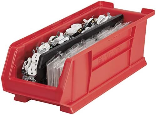 Akro-Mils 30284 Super-Size AkroBins Plastic Storage Bins, Space-Saving Stacka...