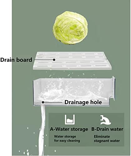 Diskary Fridge Organizer, Stackable Refrigerator Organizer Bins, Reusable Foo...