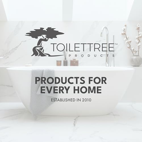 ToiletTree Products Bamboo Stainless Steel Over-the-Door Towel Hooks - Durabl...