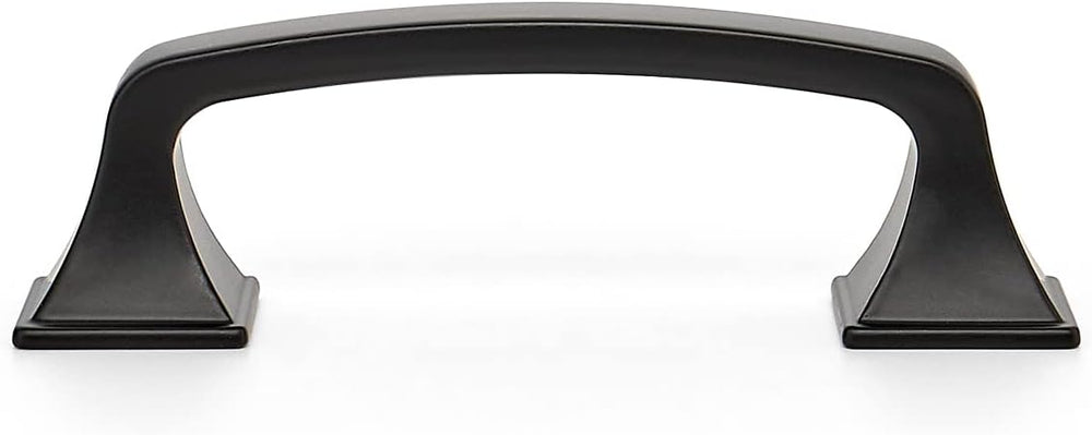 Ravinte Matte Black Square Foot Arch Cabinet Pulls 3 Inch 30 Pack