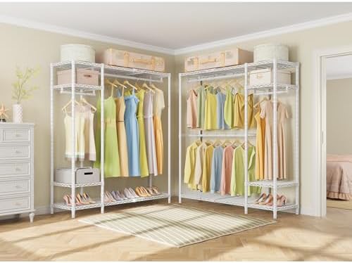 VIPEK X20 Expandable Metal Clothing Rack Adjustable from 3'3" to 4&#...