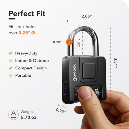 Combination Lock for Outdoor & Indoor, Weatherproof Combo Padlock