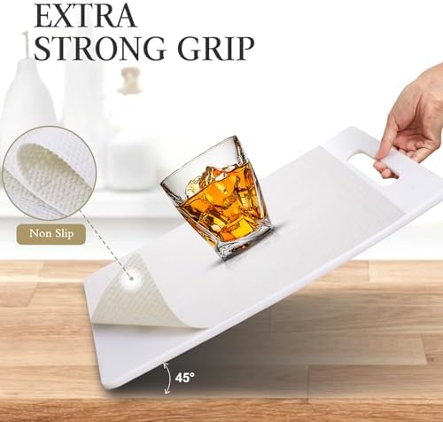 Beautysaid Shelf and Drawer Liner for Kitchen Cabinet Non Adhesive Non Slip