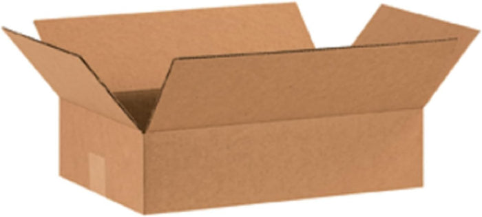 Secure Seal - 16x10x3 Pack of 50 Corrugated Cardboard Packing Shipping Mailing Moving Carton Boxes