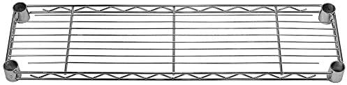 Shelving Inc. 8" d x 30" w x 34" h Chrome Wire Shelving with 3...