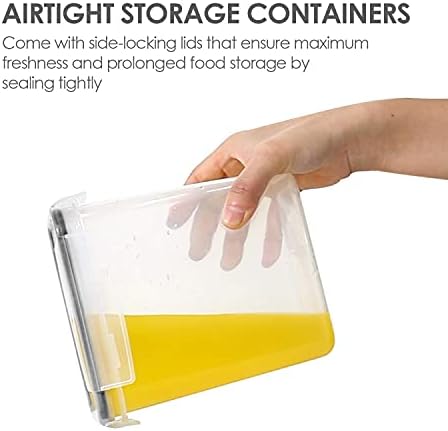 Vtopmart 24 PCS Food Storage Container Sets and 3 PCS Cereal Containers