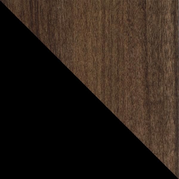 Umbra Estique Coat Rack, Over the Door Wall Hooks, 14 Hook, Black/Walnut