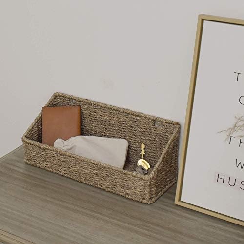 StorageWorks Woven Wall Baskets for Storage, Hanging Baskets for Organizing