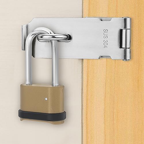 4 Digit Combination Lock, 4 Pack Heavy Duty Combination Padlock with 2.5 Inch...