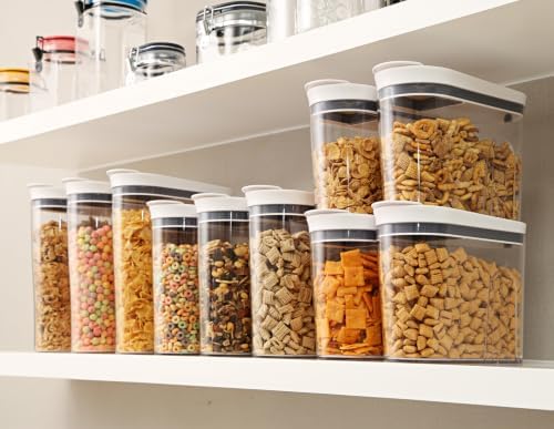 Felli Cereal Container Storage Airtight Holds 32 oz Family Size Breakfast Box...