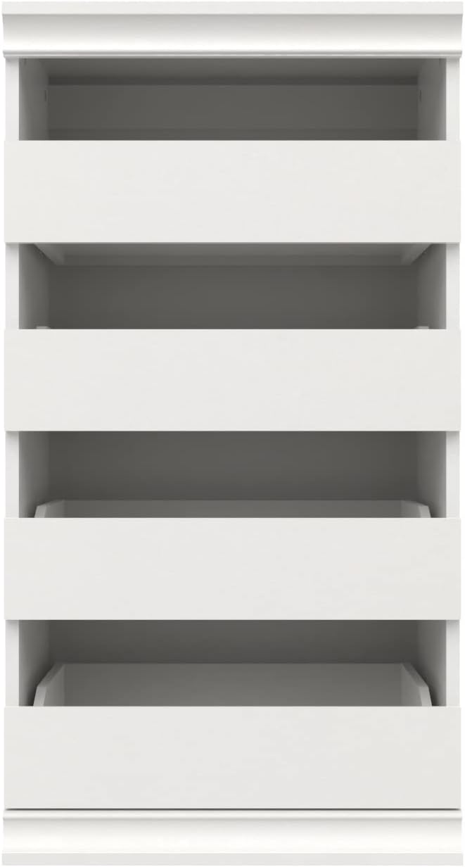 ClosetMaid Modular Storage Unit with 4 Drawers, Wood Closet Organizer, Stacki...