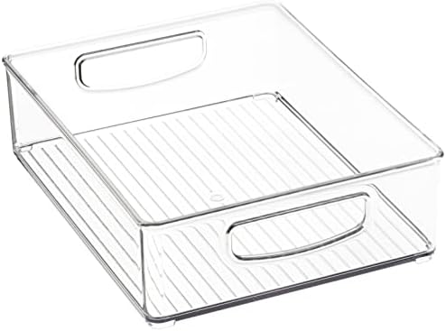 iDesign Stackable Pantry Bins, 2 Small, 2 Medium, and 2 Large Bins, 6 Pack, C...