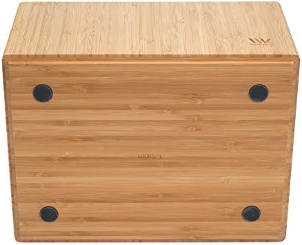 MobileVision Bamboo Storage Box Multi-Purpose Organizer for Kitchen Supplies ...