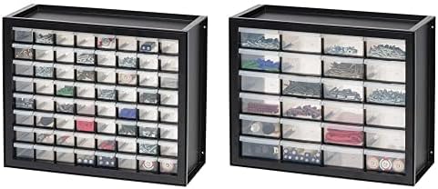 IRIS USA, Inc. DPC-64 64 by 7 Inch, Drawer Parts and Hardware Cabinet, Pearl